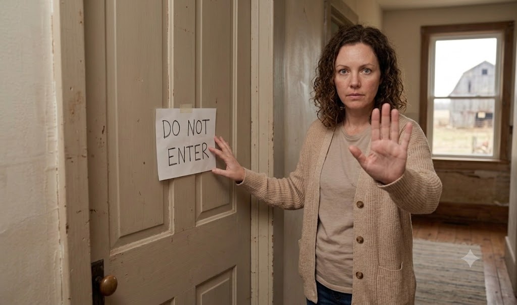 Mom enforcing privacy policy